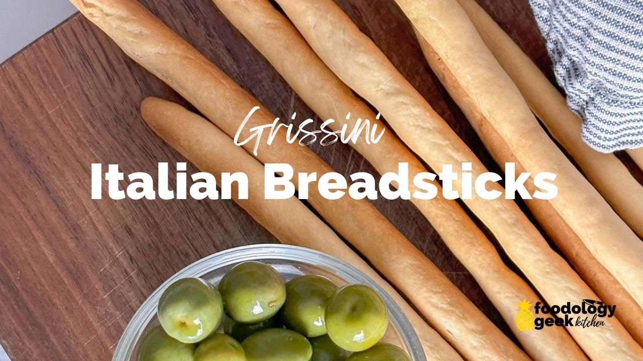 How To Make Italian Grissini Breadsticks - Foodology Geek