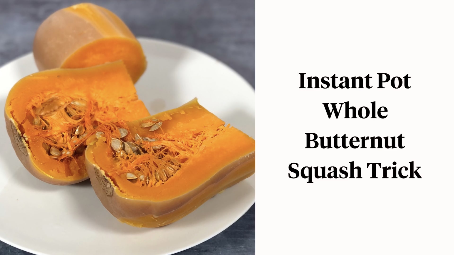 Instant pot shop whole butternut squash