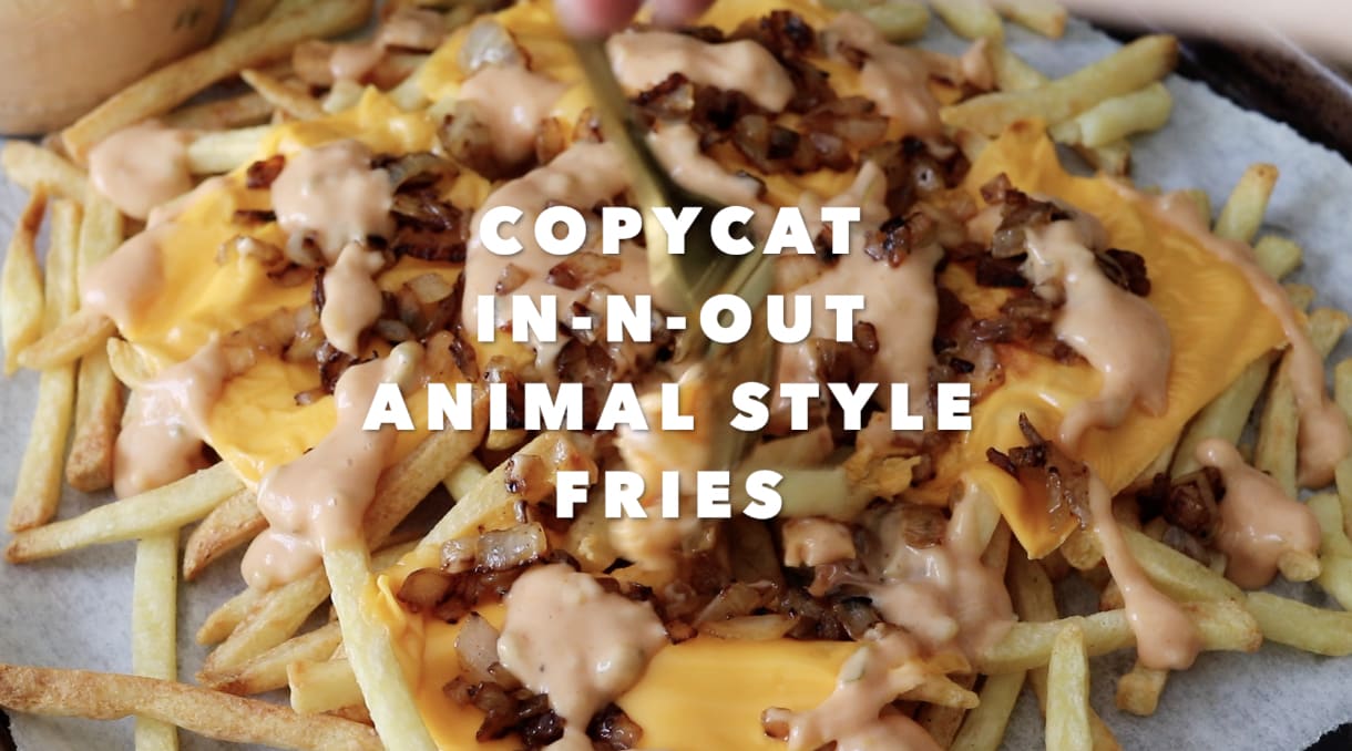In-N-Out Animal Style Fries (Copycat) • Domestic Superhero