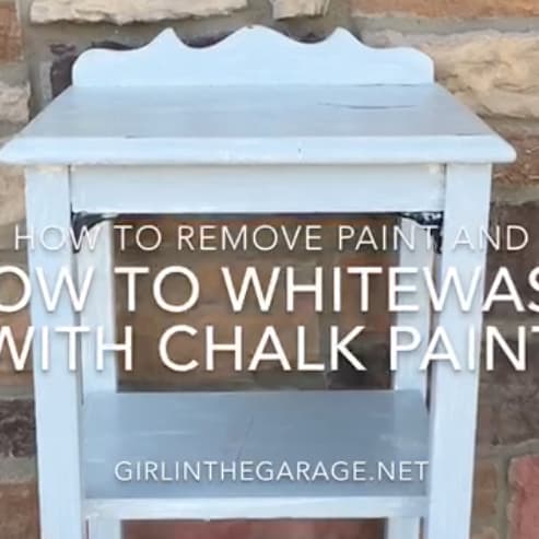How to Use Chalk Paint® to Whitewash Wood - Techniques