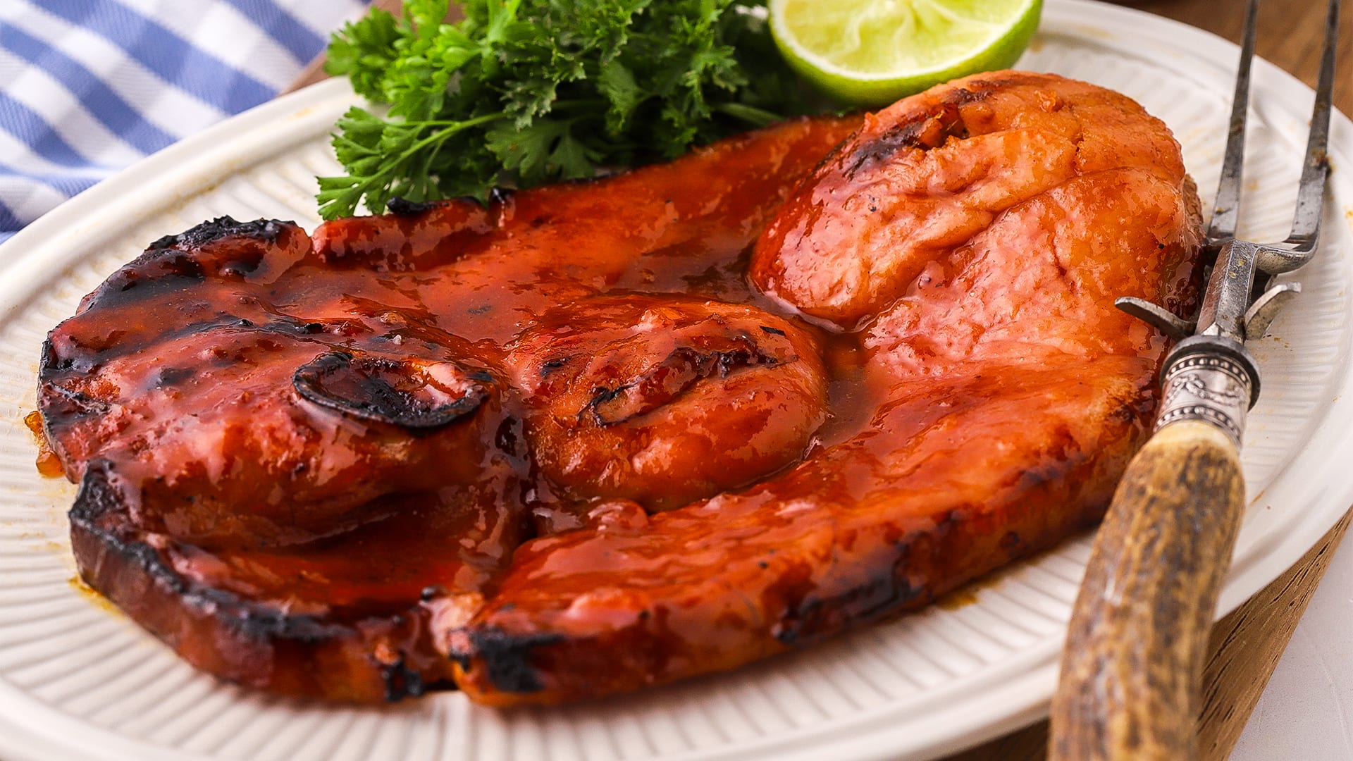 Bbq deals ham steak