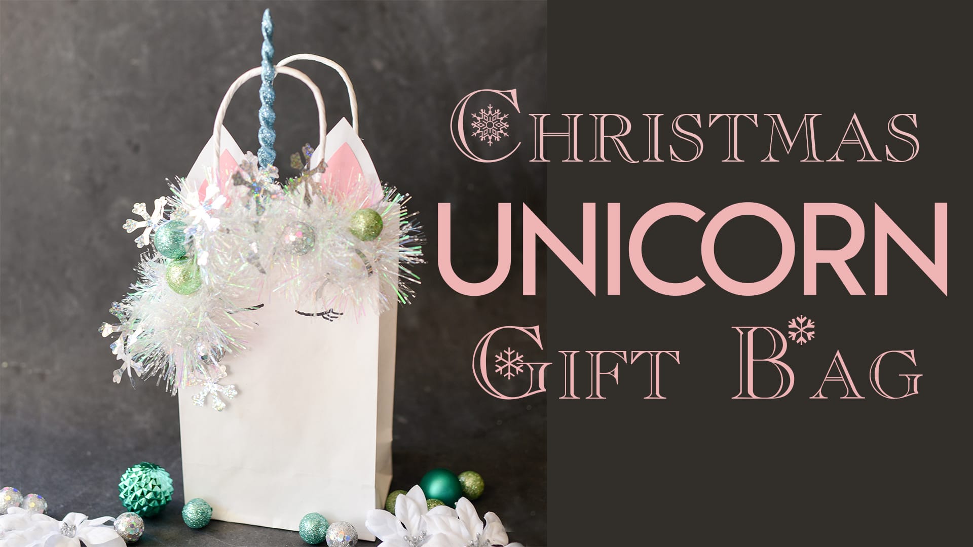 Unicorn christmas gift bag deals