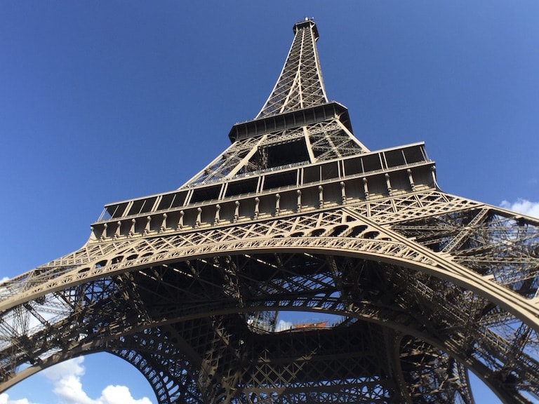 Close Up Photo Of The Eiffel Tower Top Viewing Platform - Page 13