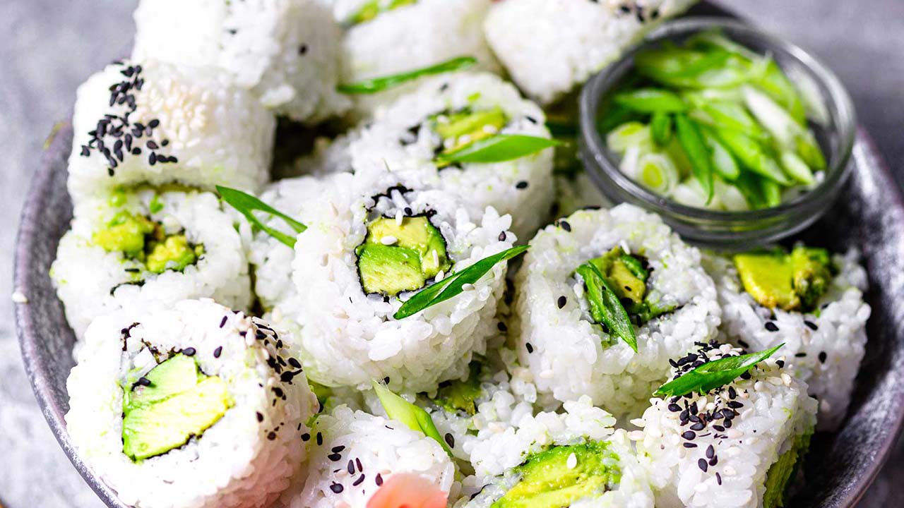 Easy Avocado Sushi Roll - thank you berry much