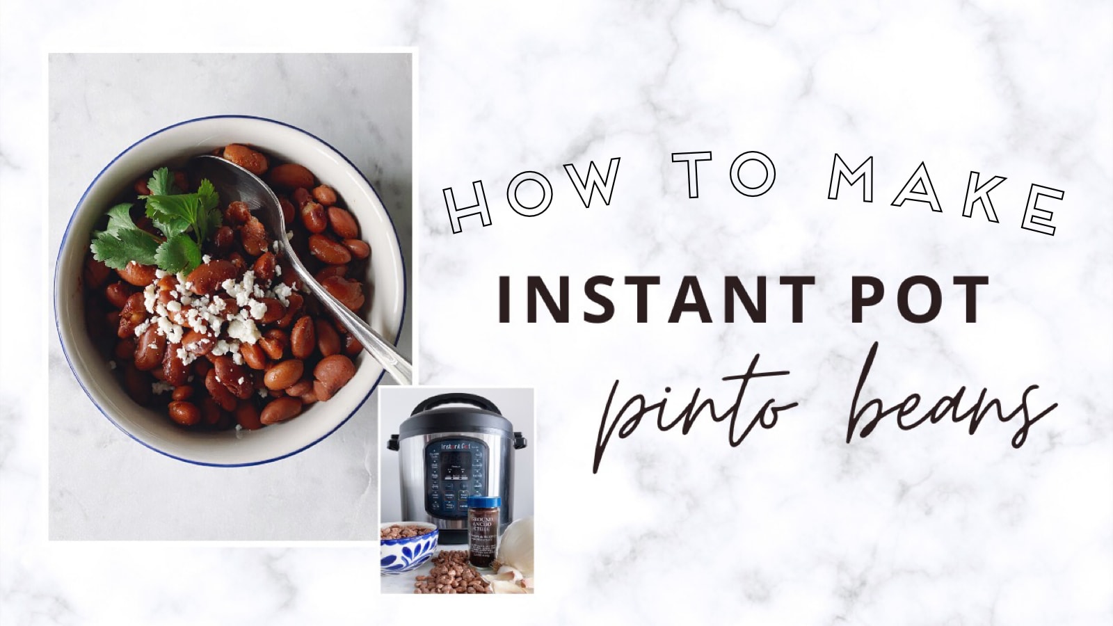 How to make Instant Pot pinto beans