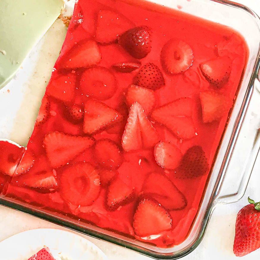 Strawberry Jello Salad In A Mold - Comfort Food at Home