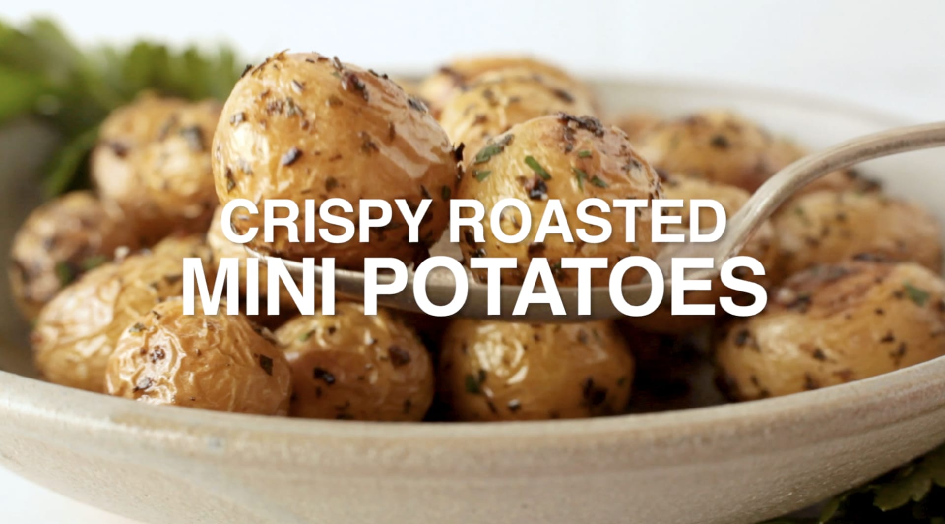 Crispy Roasted Mini Potatoes - Killing Thyme