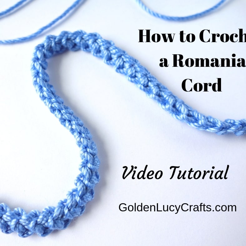 Easy and Fun Romanian Cord Crochet Instructions!