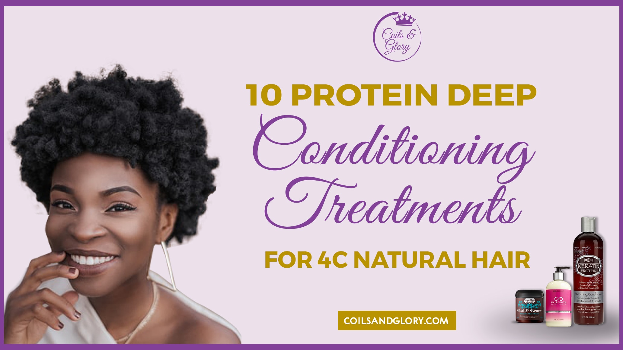 How To & Best Protein Treatment for Natural Hair! + Transformation Pics |  ApHogee - YouTube