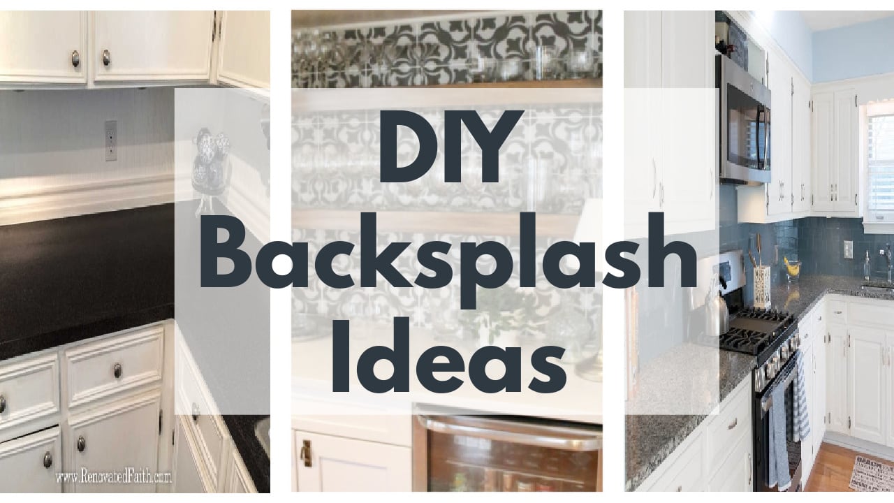 DIY Cheap Kitchen Backsplash Ideas