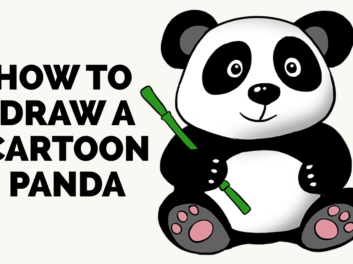 How to Draw a Cute Panda in a Few Easy Steps | Easy Drawing Guides