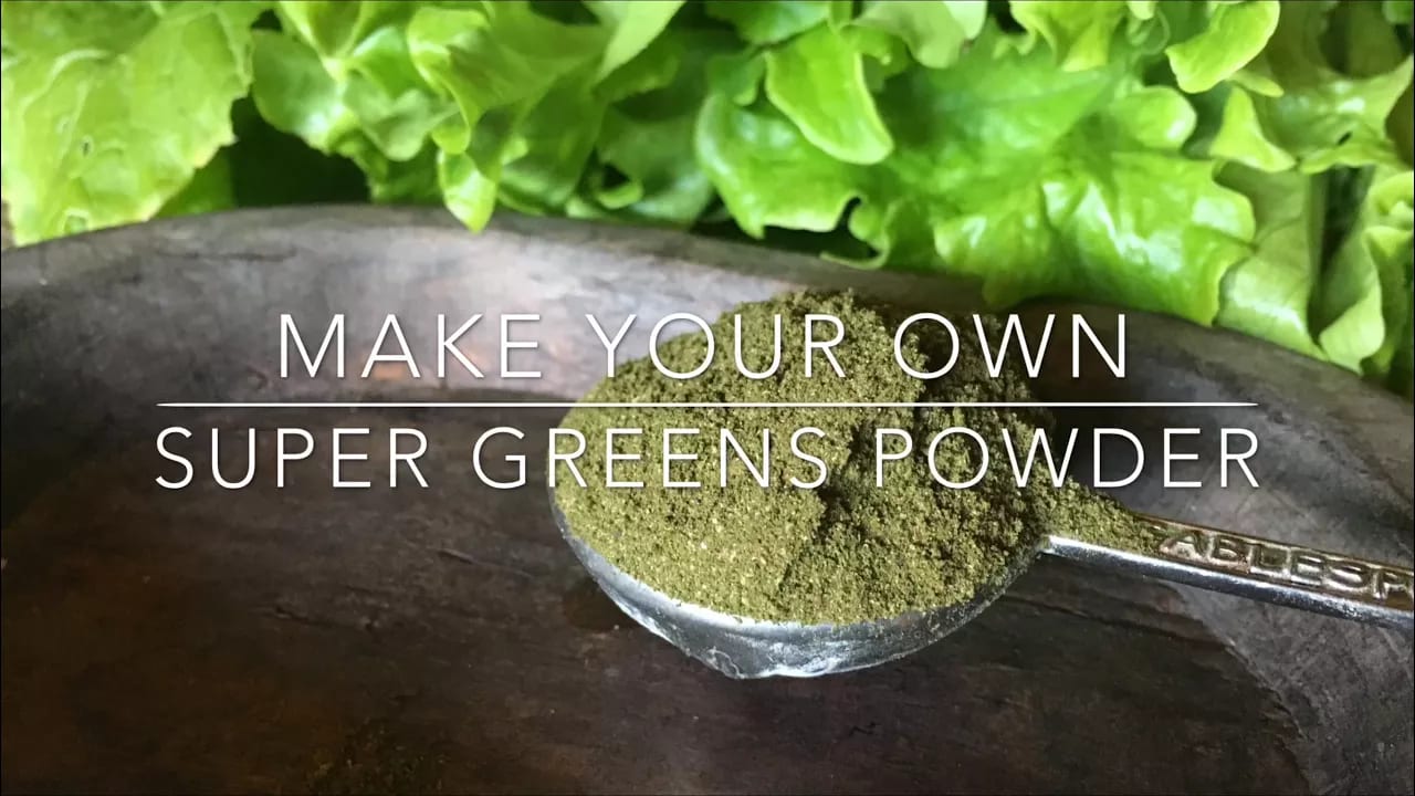 Homemade Greens Powder - PlantYou