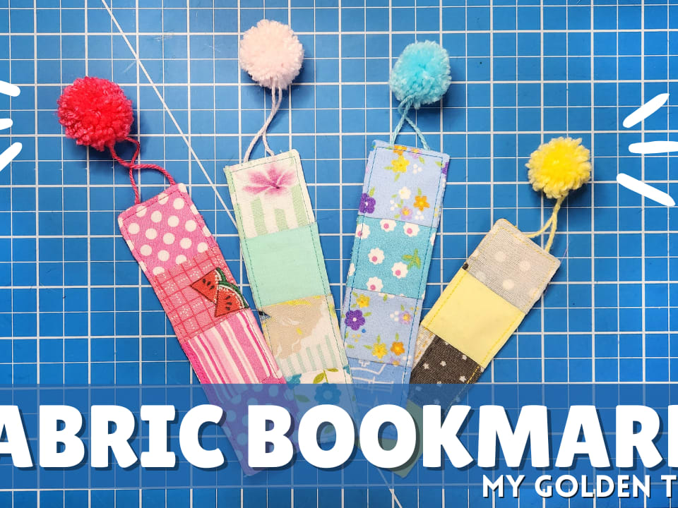 Bookmark Fabric or Cloth TOOLS Bookmark Ribbon Handmade