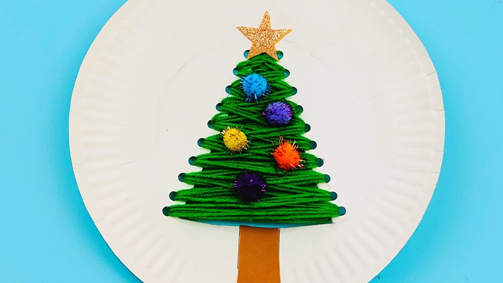 Paper plate tree 2025