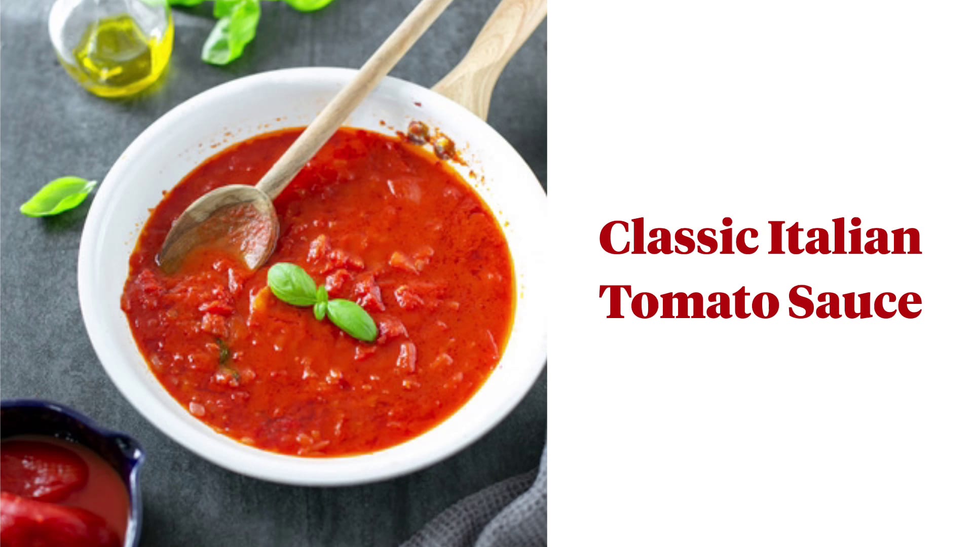 Authentic Italian Tomato Sauce - The Petite Cook™
