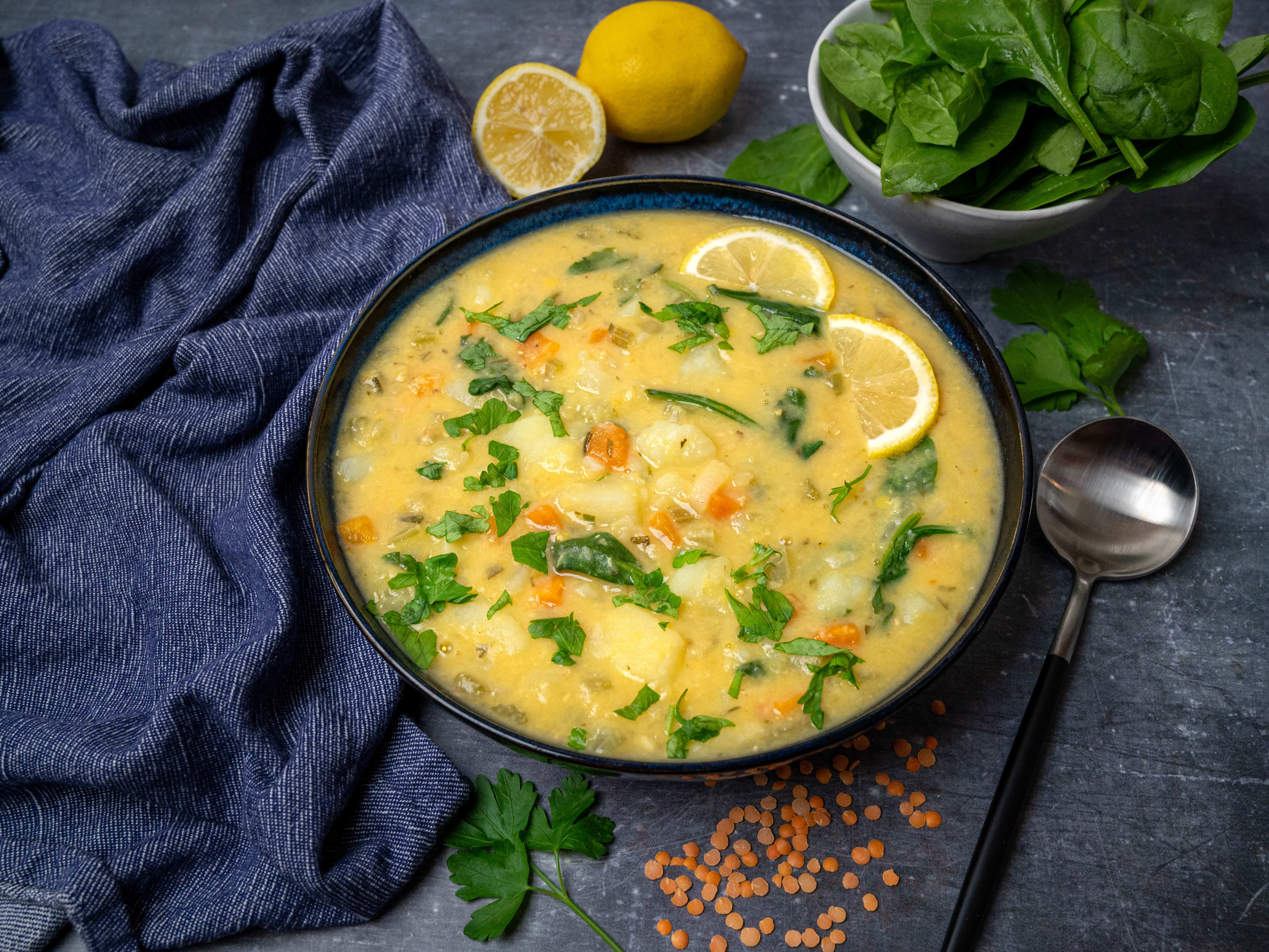 Instant Pot Red Lentil Soup