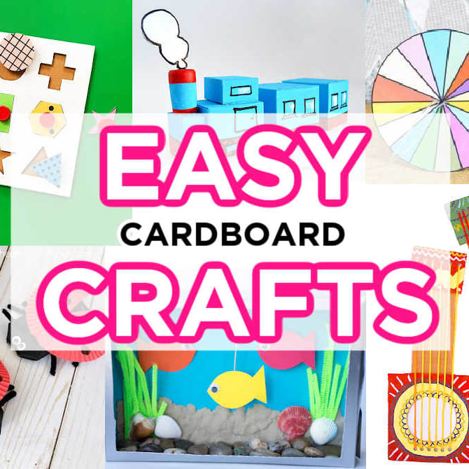 Cool cardboard crafts for kids