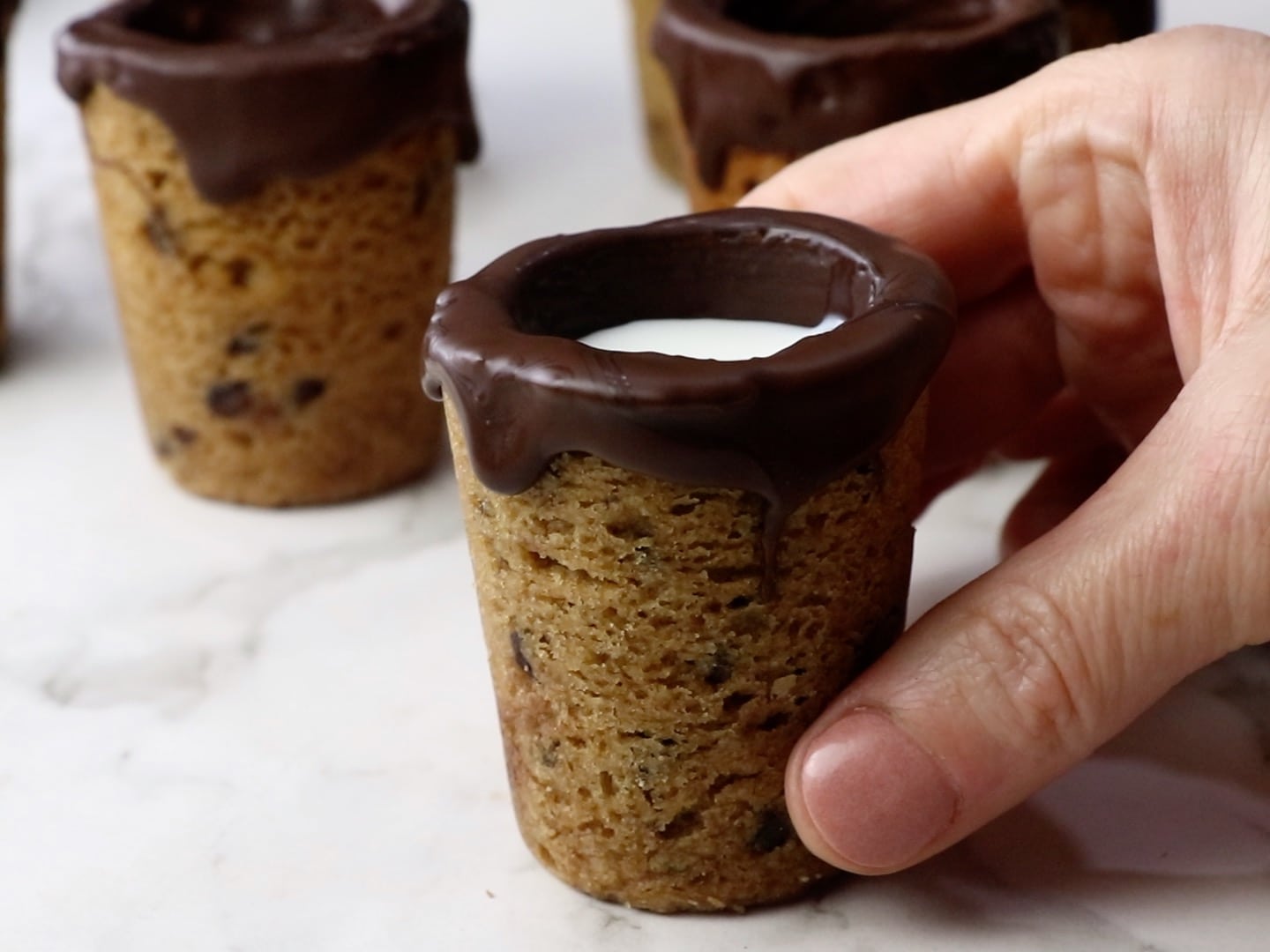 Bourbon Chocolate Chip Cookie Shooters - Wilton