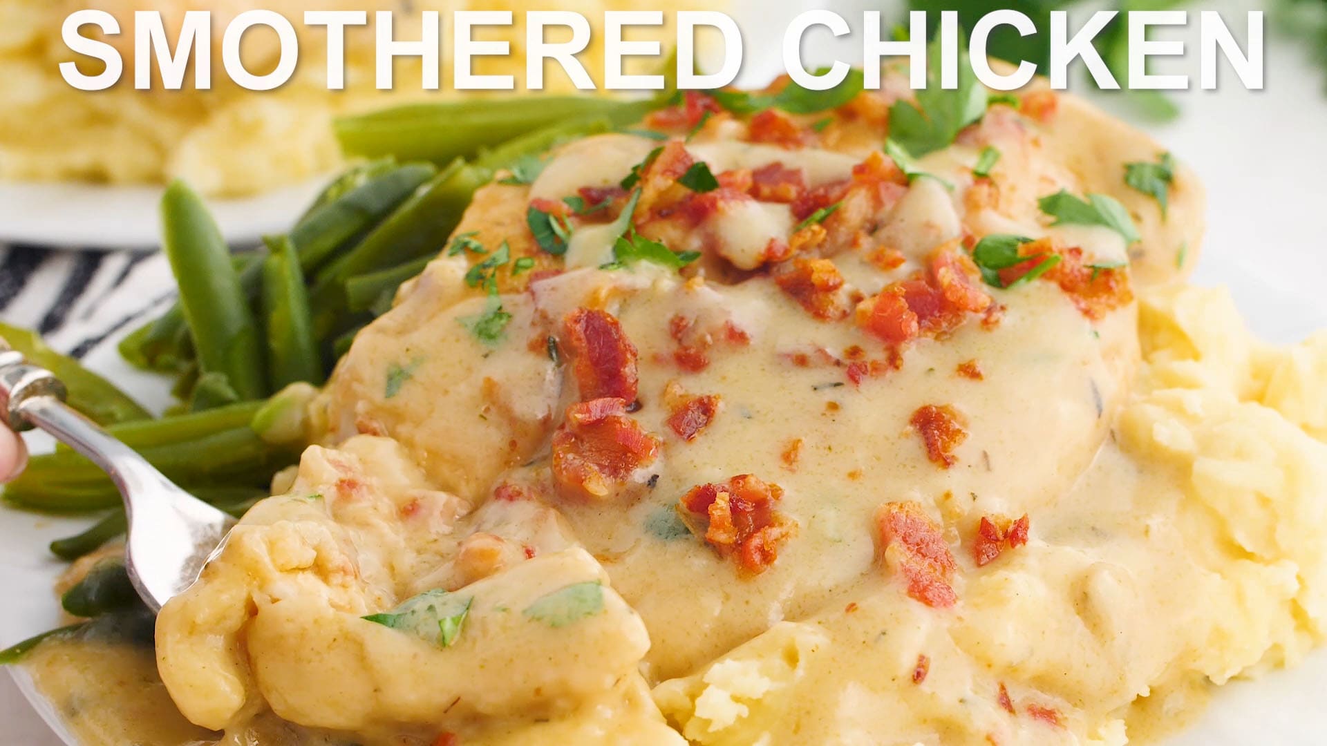 Smothered Chicken - The Cozy Cook