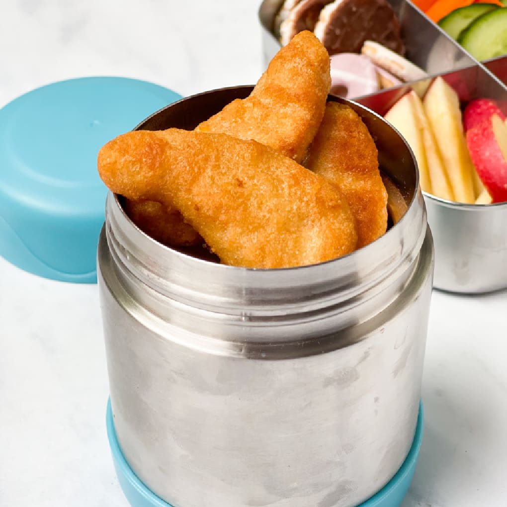 How to keep Chicken Nuggets warm in School Lunches - Eating on a Dime