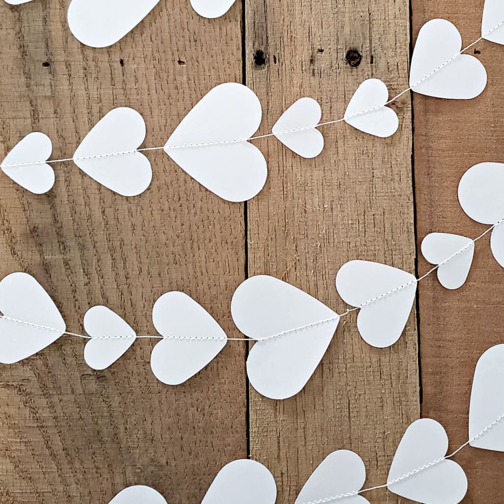 How to sew a paper garland discount