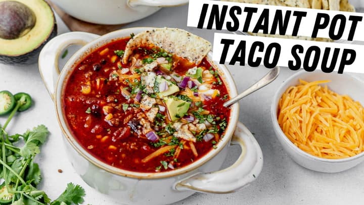 Beef taco soup instant pot on sale