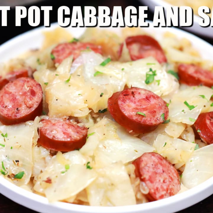 Instant pot smoked online sausage cabbage and potatoes