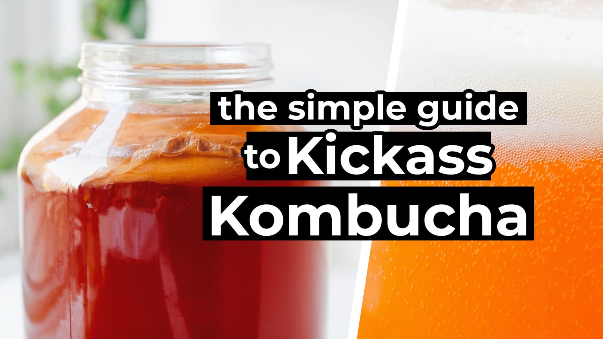 Homemade Kombucha: The Simple Guide To Kickass Kombucha