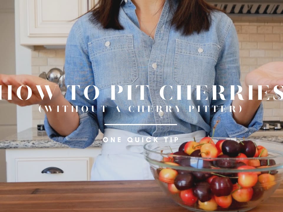 How to Pit Cherries With or Without a Pitter