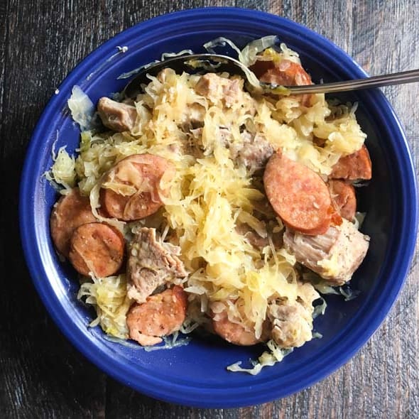 Ninja foodi sales kielbasa and sauerkraut