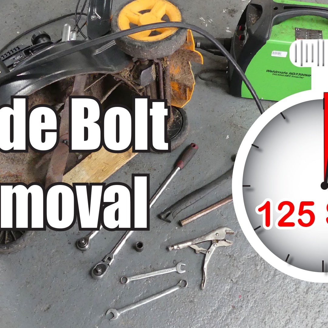 Lawn Mower Blade Bolt Stuck Mechanics secret tips Lawnmowerfixed