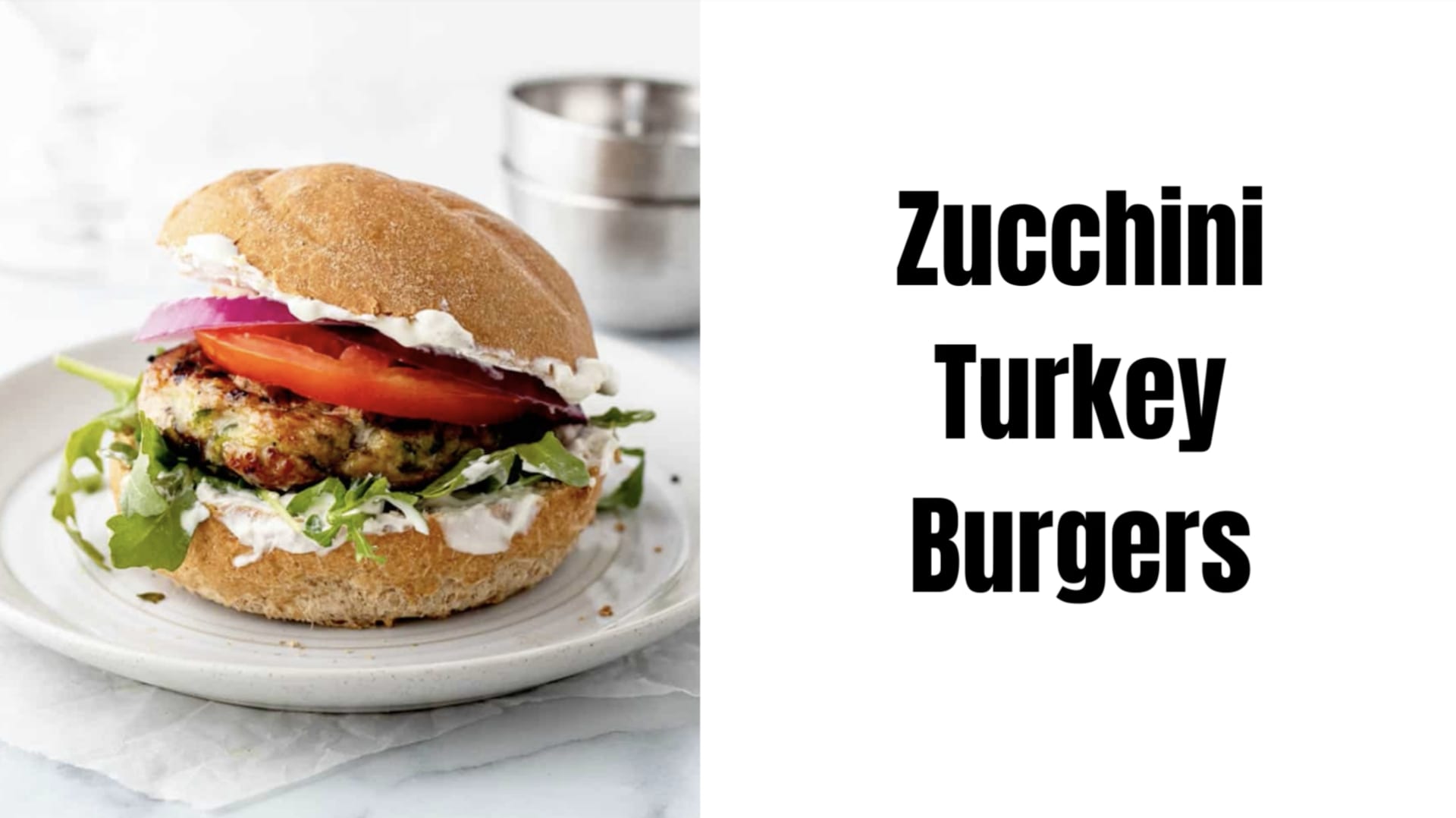 Healthy Zucchini Turkey Burgers {Low Carb}