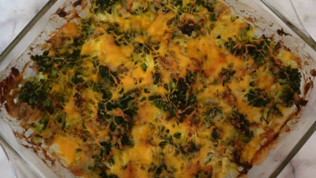 Tuna Broccoli Casserole Recipe Easy Cheesy Low Carb Keto Dinner