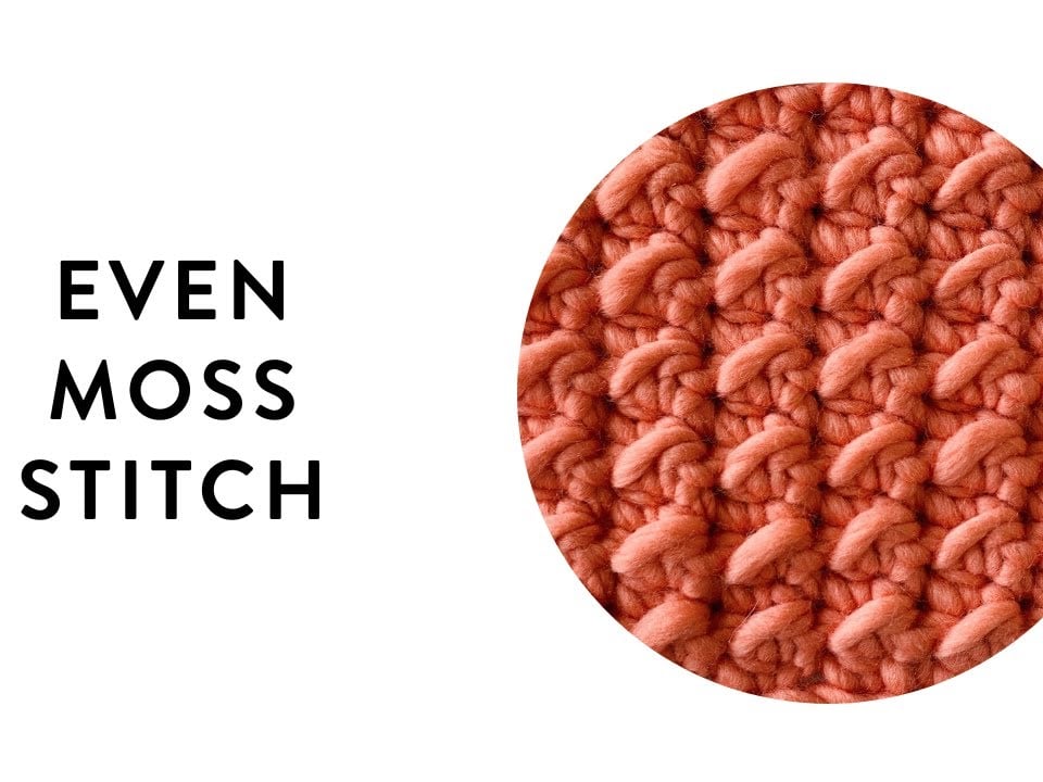 Crochet Chunky Even Moss Blanket - Daisy Farm Crafts