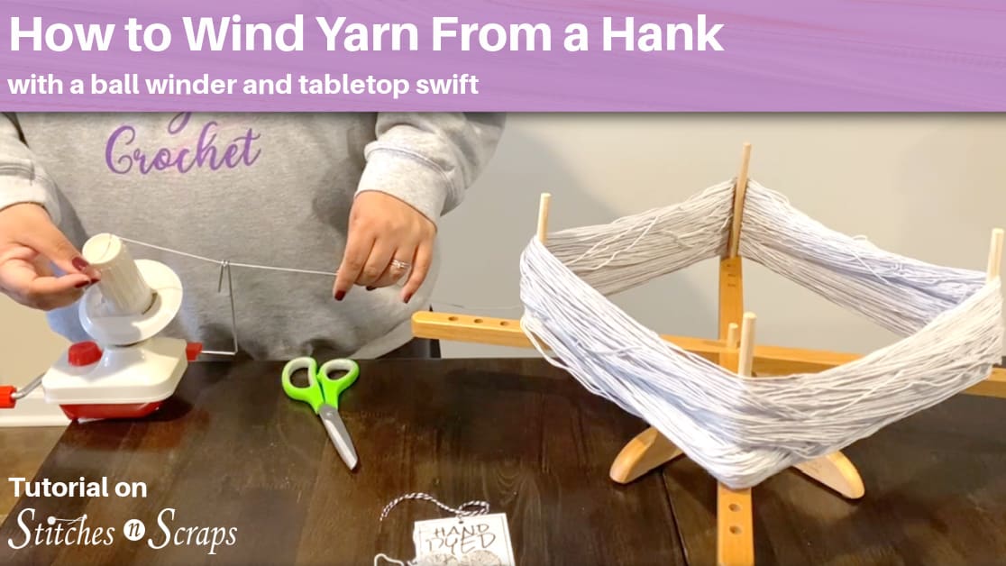 How to Wind Yarn VERY QUICKLY with a Yarn Winder & Swift - Yay For Yarn