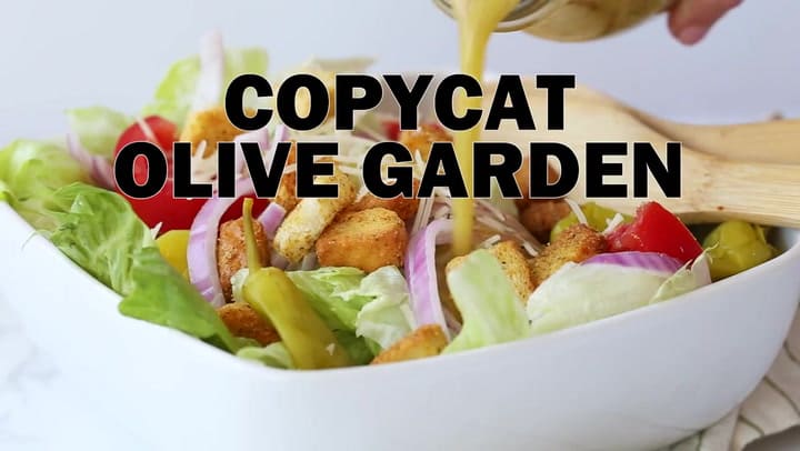 Olive Garden Salad Dressing - The Cozy Cook