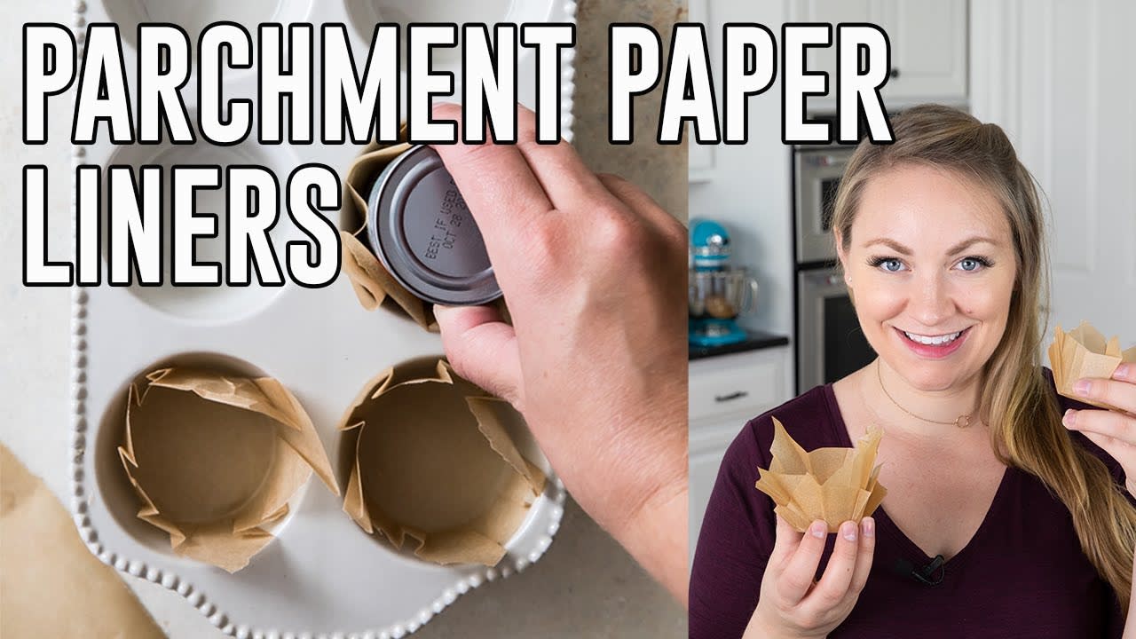 Parchment Paper Cupcake Liners