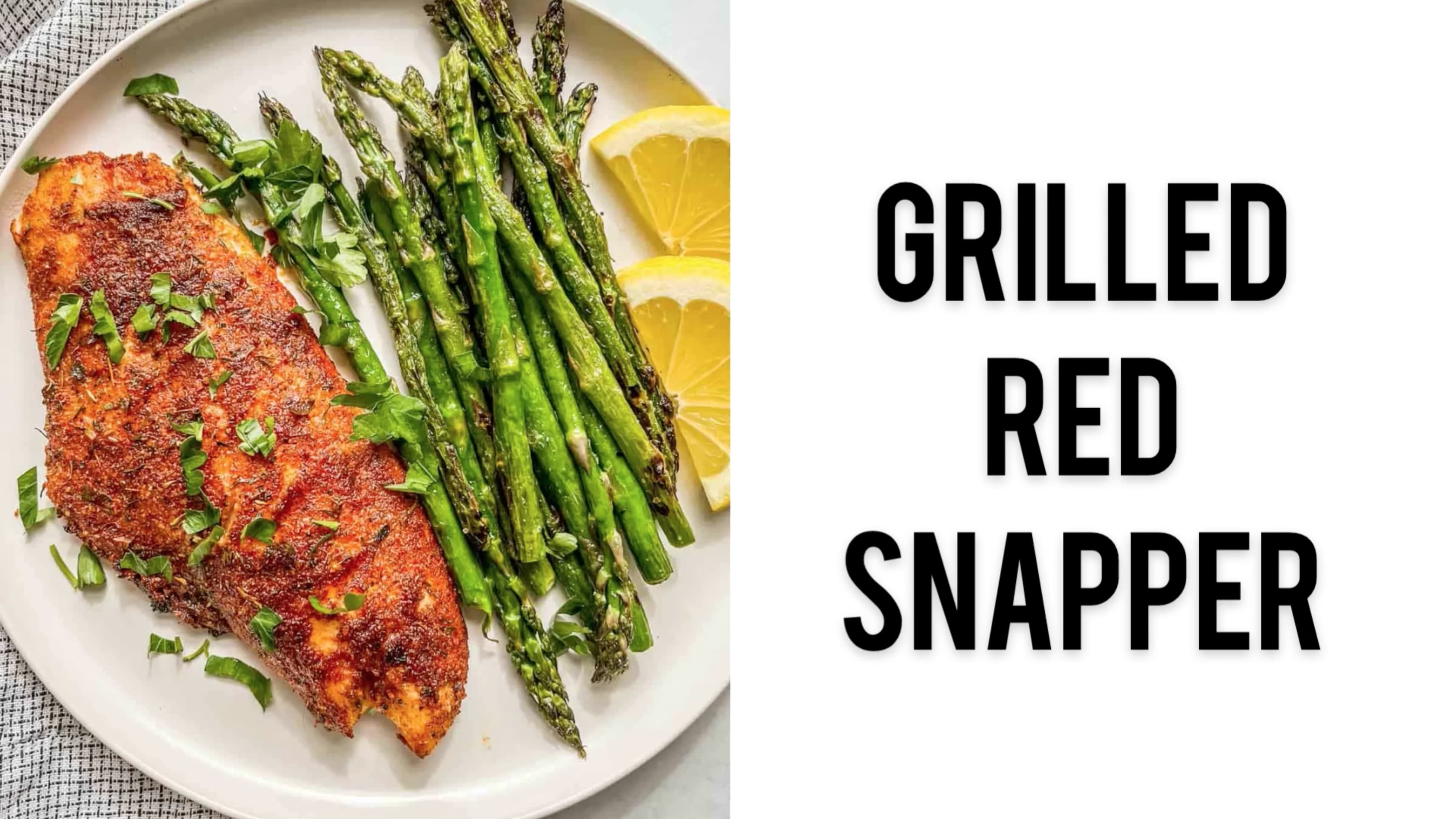 Easy Grilled Red Snapper – A Couple Cooks