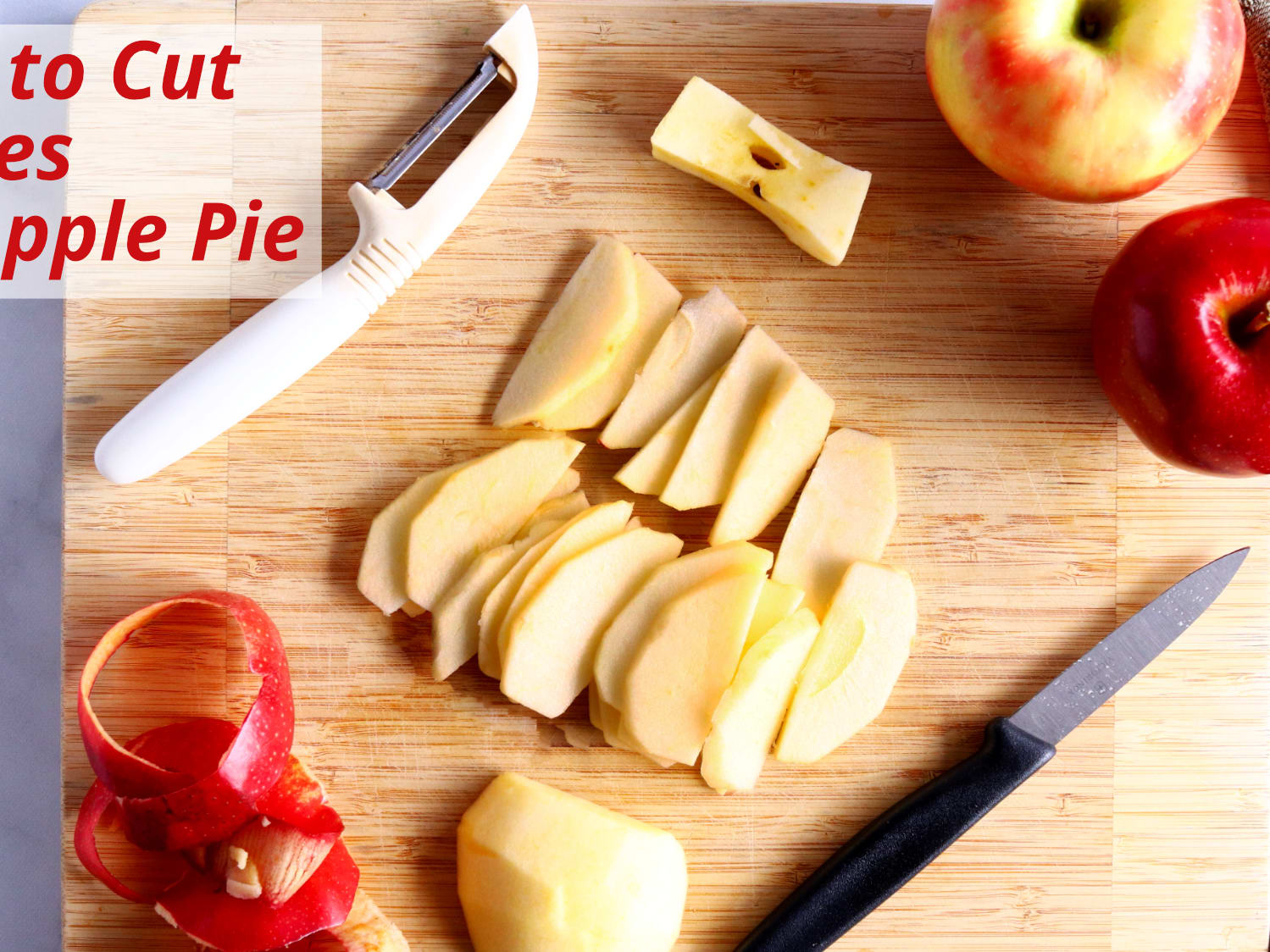 The Best Tips for How to Cut Apples for Apple Pie - Frugal Family Home