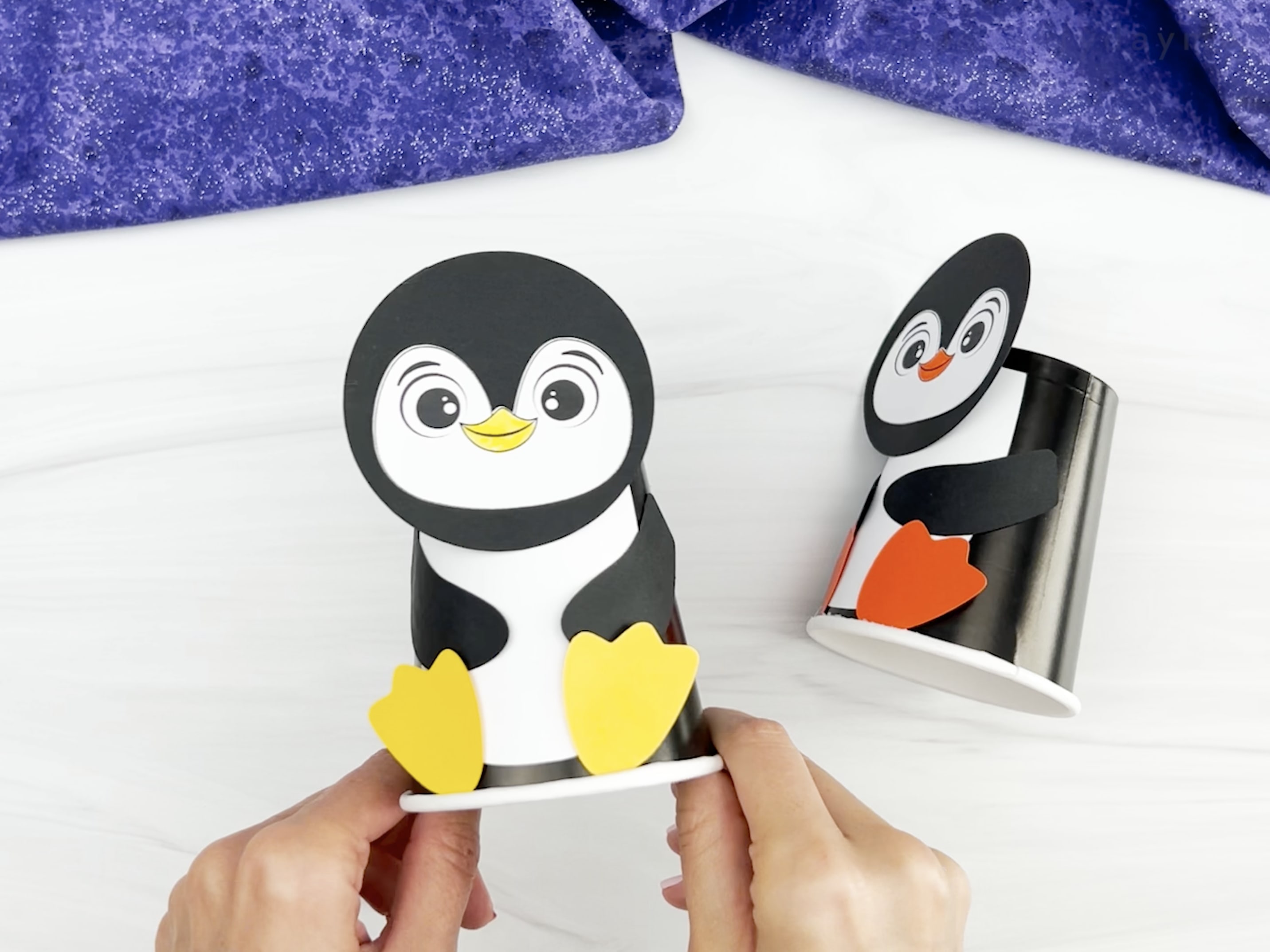 Easy Paper Cup Penguin Craft for Toddlers - Taming Little Monsters