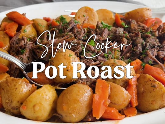 The BEST Slow Cooker Pot Roast - Thriving Home