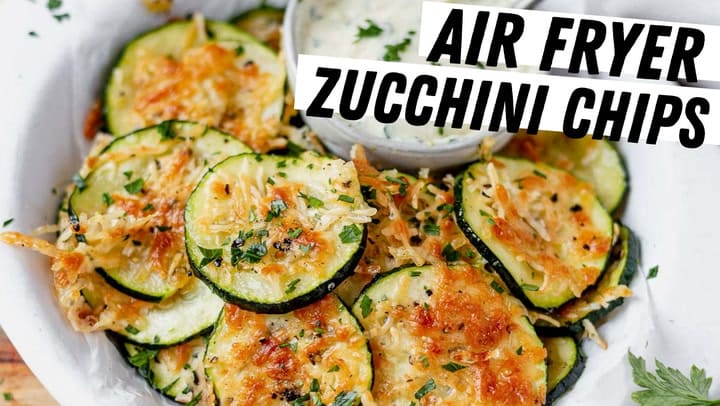 Air-Fryer Zucchini Chips + More Healthy Air-Fryer Recipes