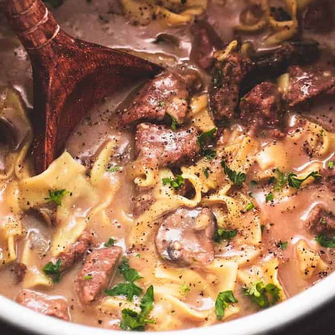 Instant pot beef stroganoff with lipton best sale onion soup mix
