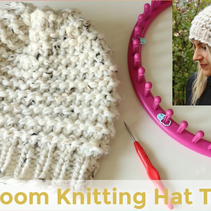 How to knit a double pom pom hat - Knifty Knittings