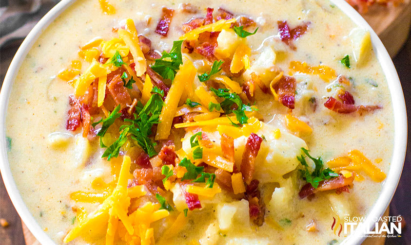 Loaded baked potato soup crock pot deals