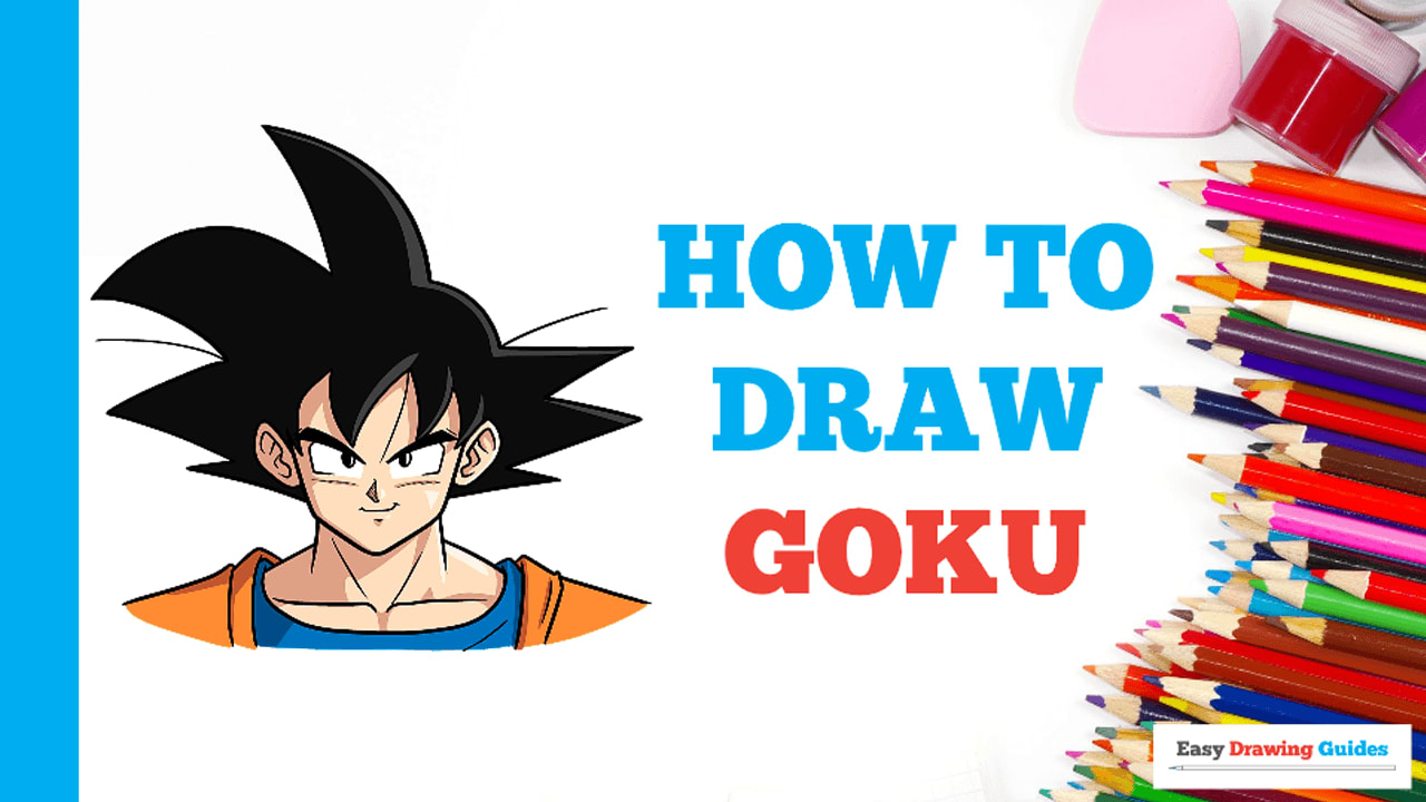 How to draw Goku from DragonBall Z | Drawing Factory-saigonsouth.com.vn