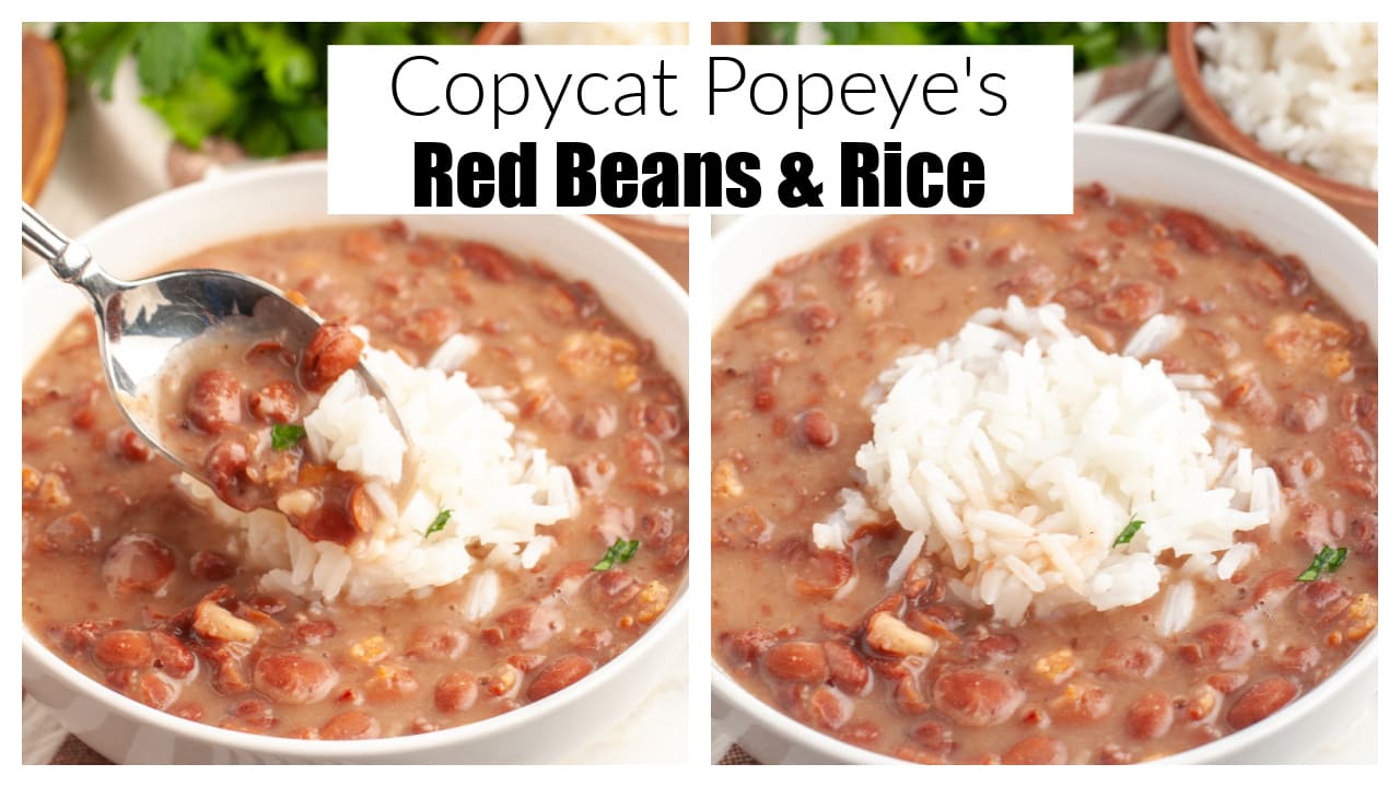 Cajun Red Beans and Rice (Better Than Popeye's) - The Food Charlatan