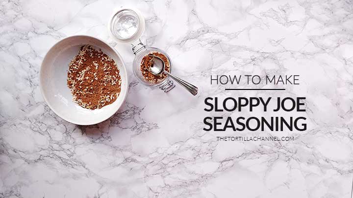 Sloppy Joe Seasoning Recipe