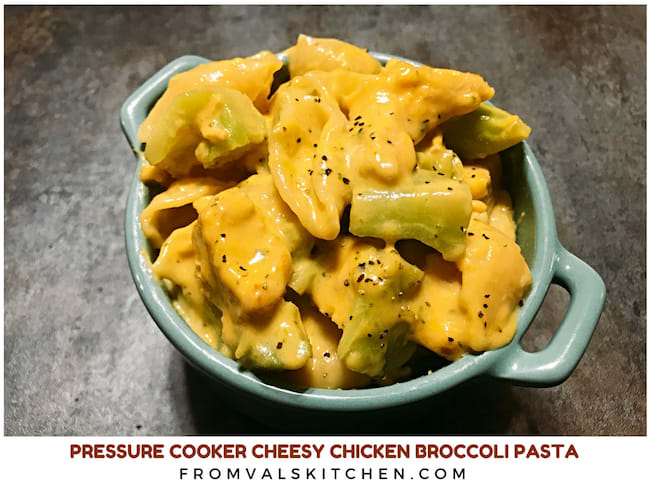 Pressure Cooker Cheesy Chicken Broccoli Pasta Recipe