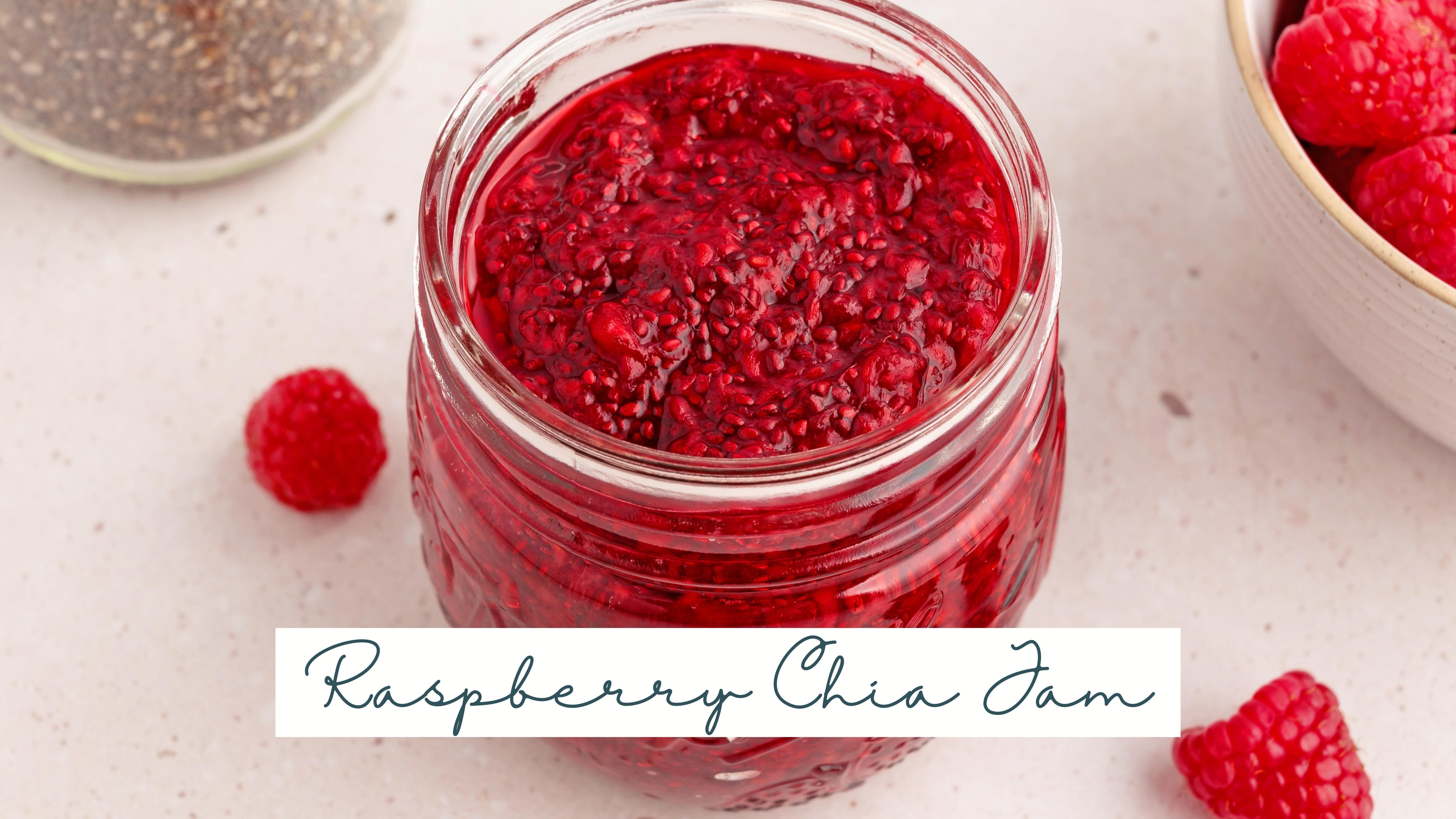Easy Raspberry Chia Jam
